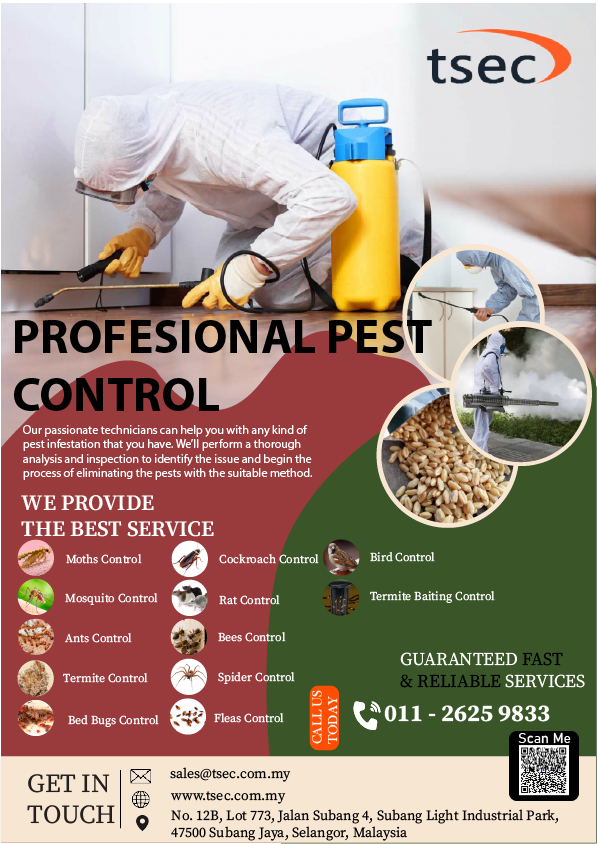 KONTRAKTOR PEST CONTROL SERVICE KL KLANG VALLEY SELANGOR BERDEKATAN